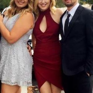 Windsor High Neck Burgundy Dress